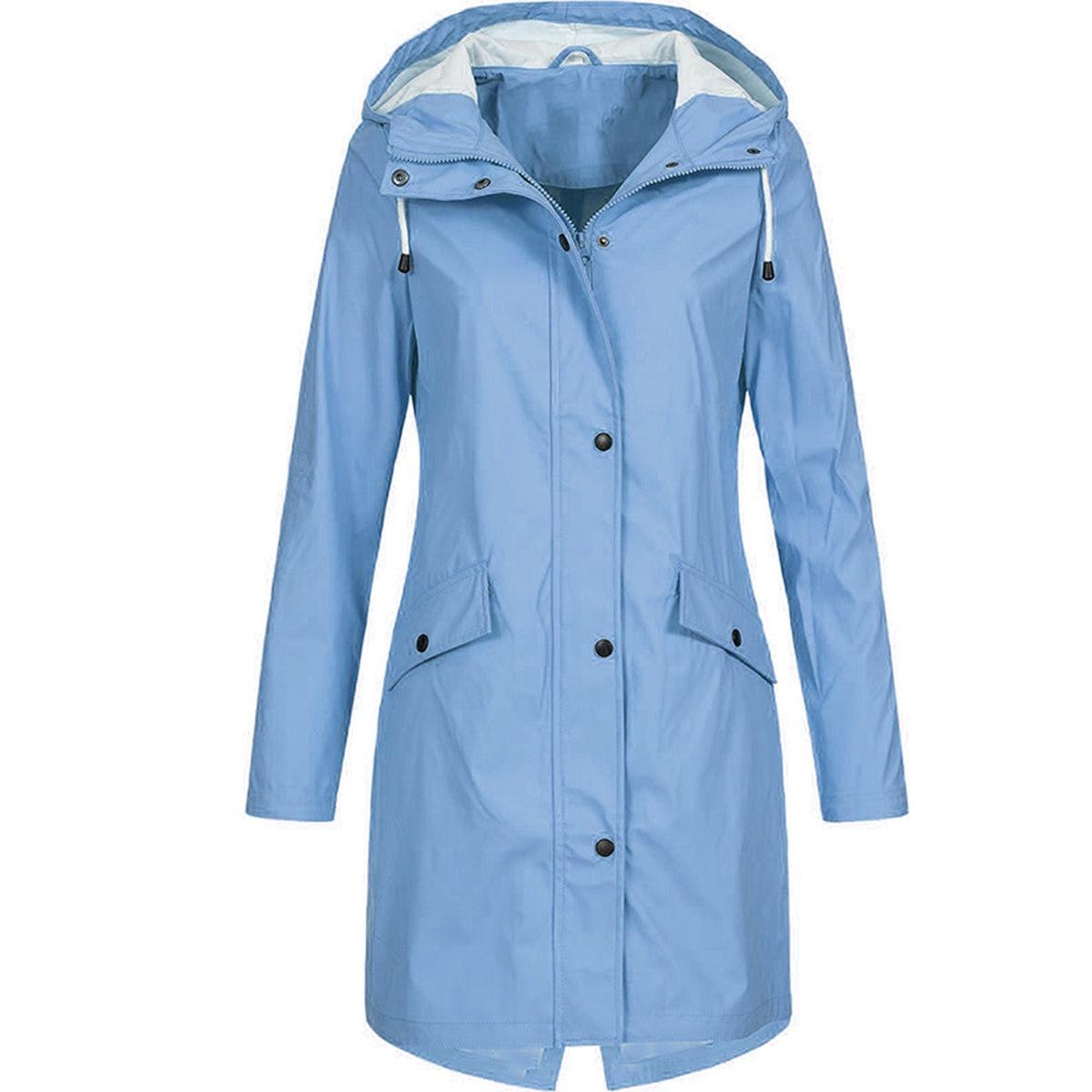 WW | Wasserdichte Damen Kapuzenregenjacke