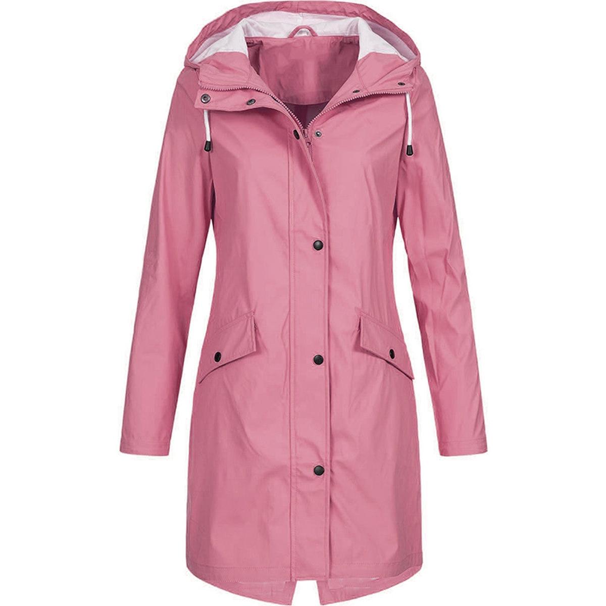WW | Wasserdichte Damen Kapuzenregenjacke