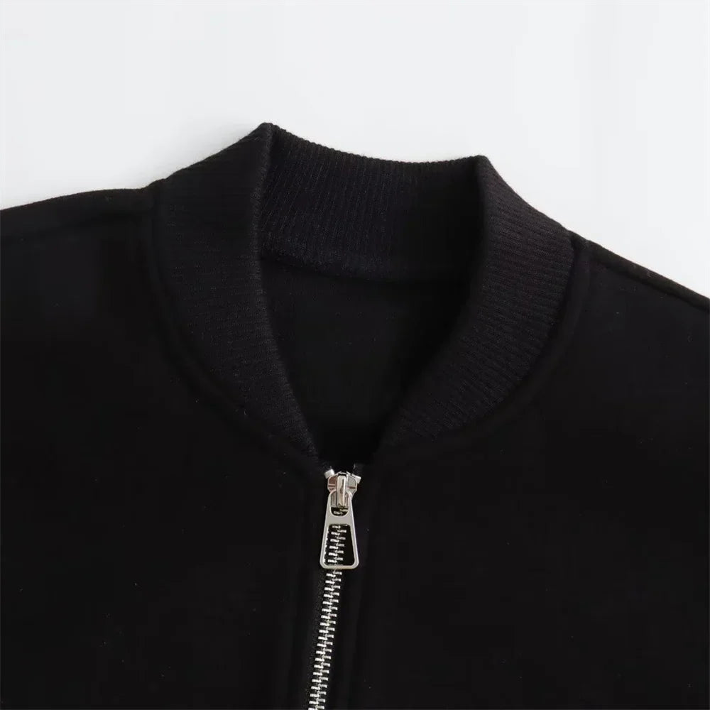 WW | Soft women's jacket with stand-up collar