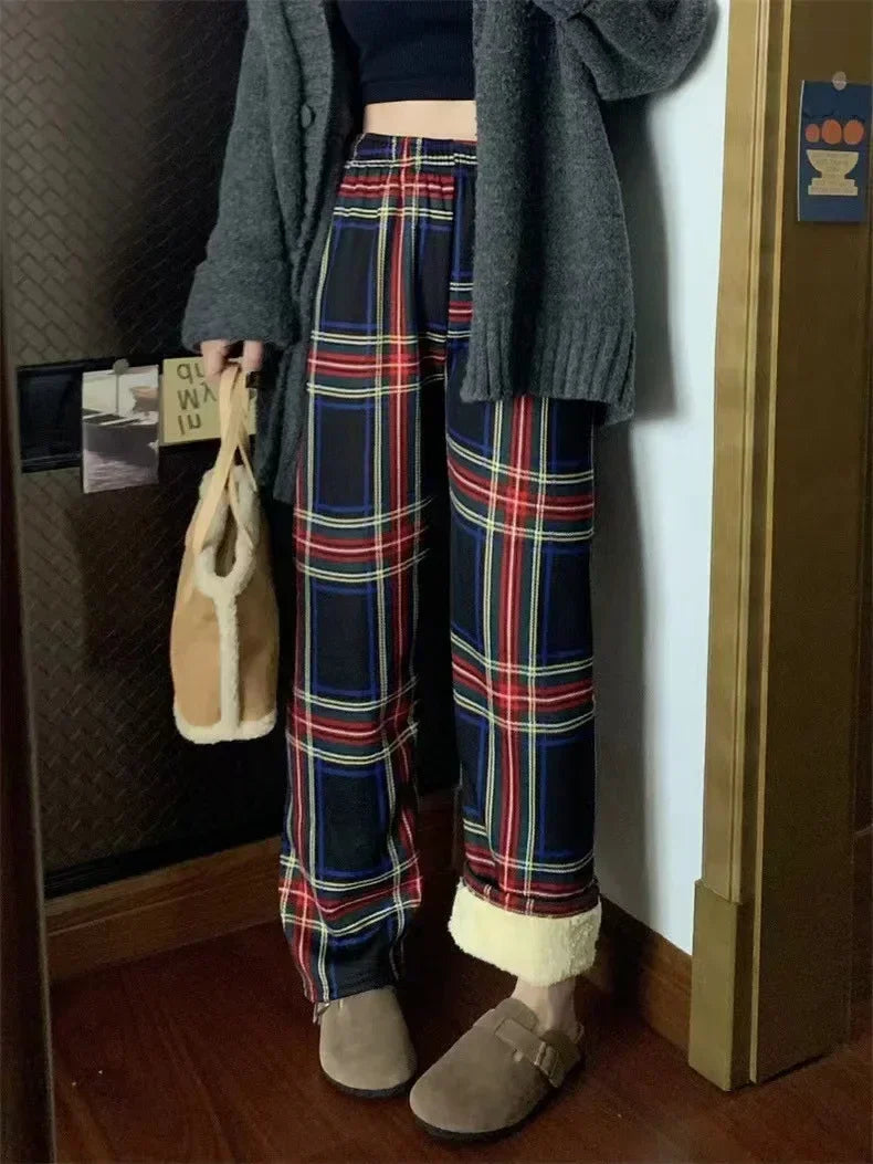 WW | Warm and soft fabric trousers for women