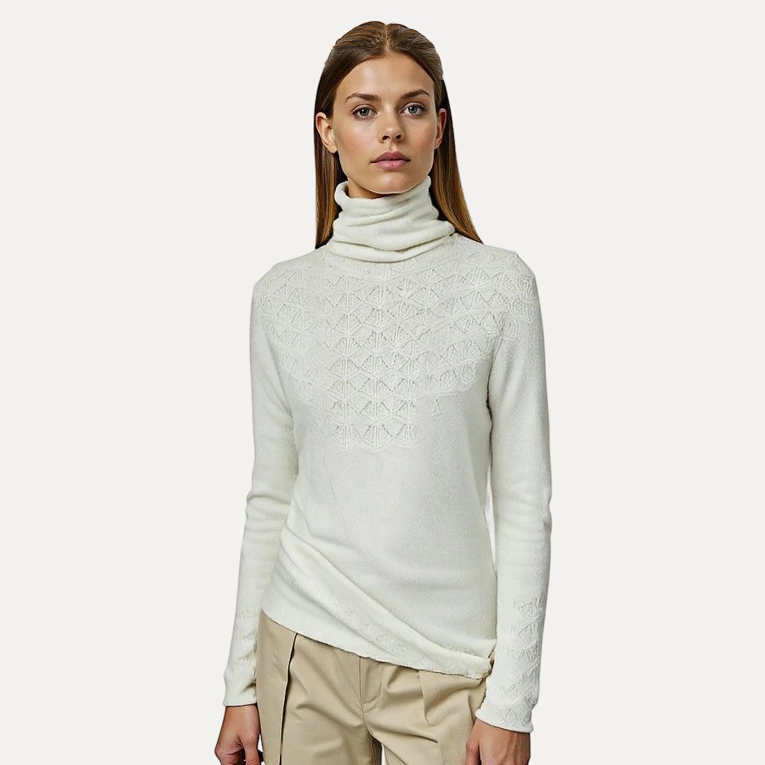 WW | Soft Acrylic Turtleneck Sweater for Women