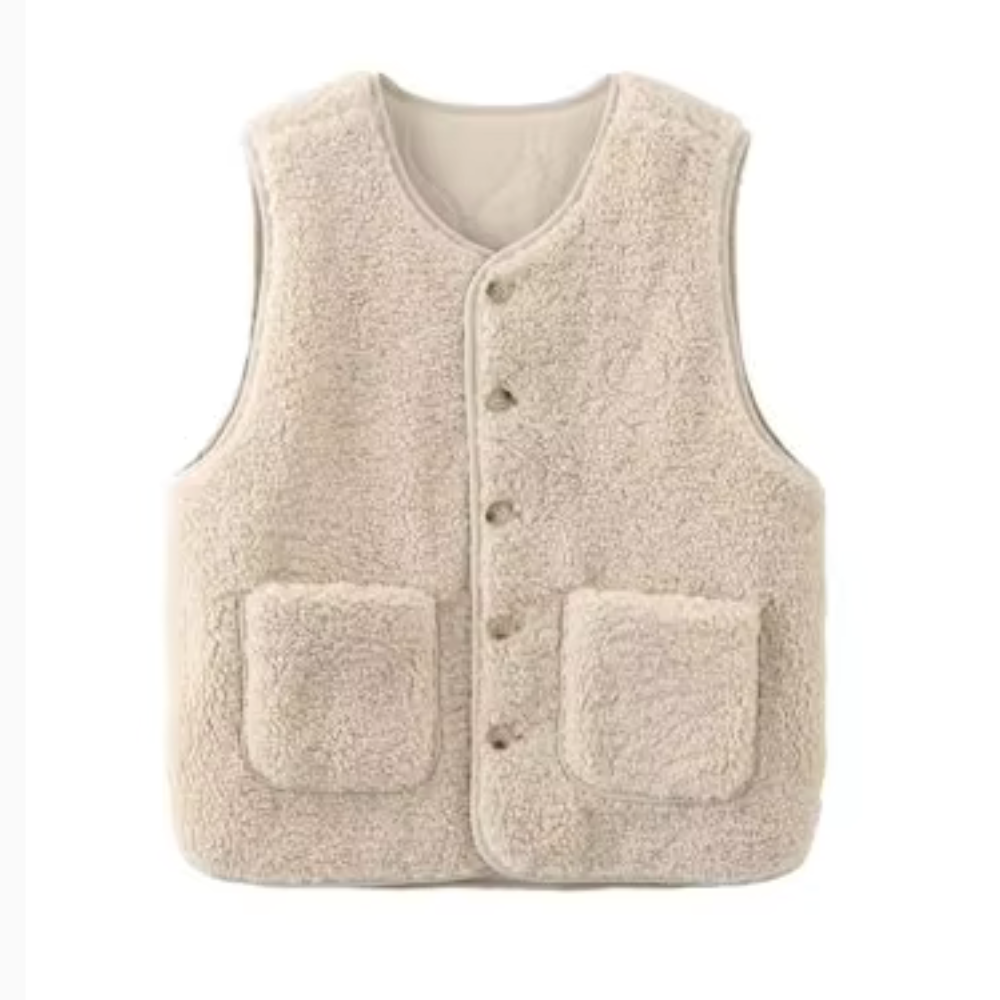RP | Reversible Fleece Button Vest