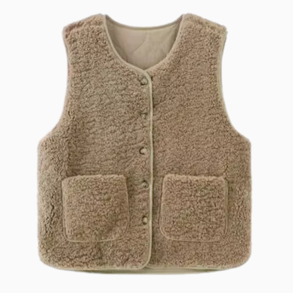 RP | Reversible Fleece Button Vest