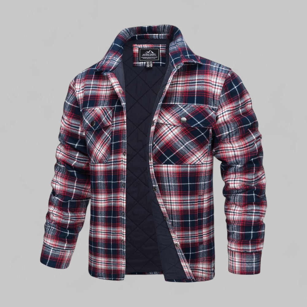 WW | Comfortable Plaid Flannel Shirt Jacket
