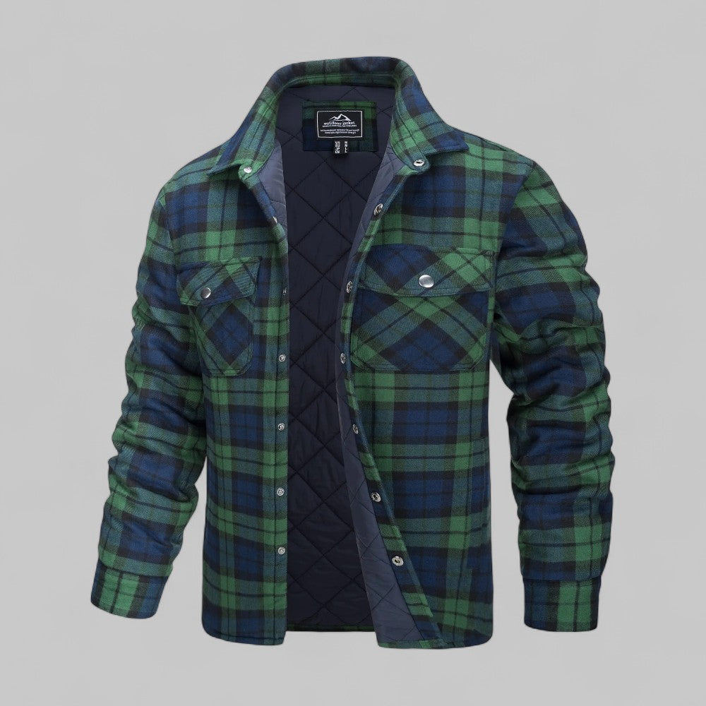WW | Comfortable Plaid Flannel Shirt Jacket