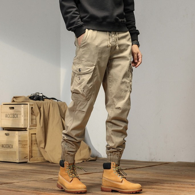 WW | Cargohose mit Bündchen - Bequeme Jogger mit Seitentaschen im Urban-Style