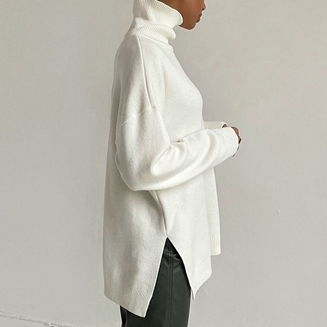 WW | Modischer Pullover mit Seitenschlitzen