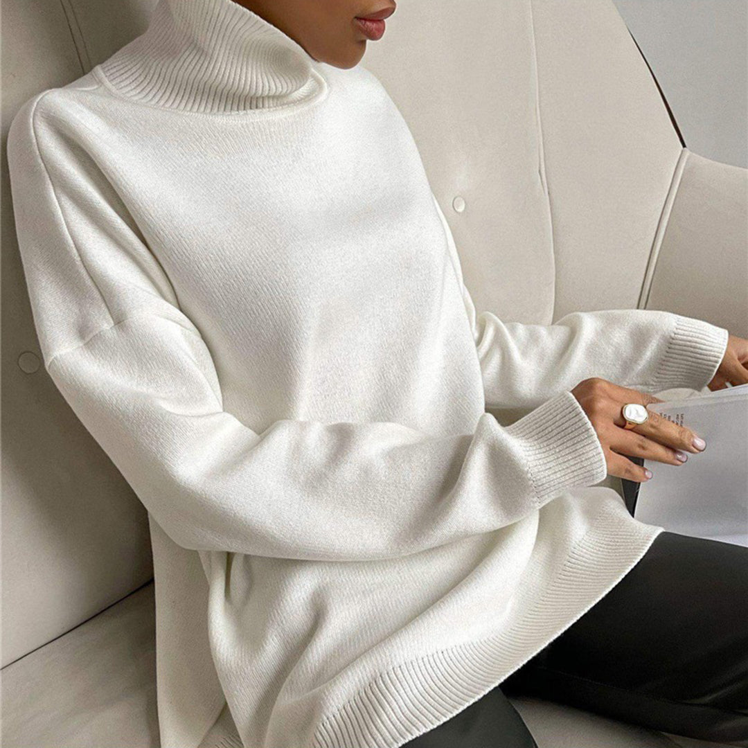 WW | Modischer Pullover mit Seitenschlitzen