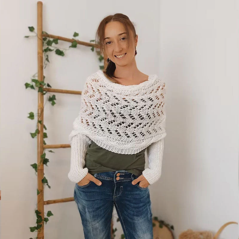 WW | Scarf - elegant women's woven wrap