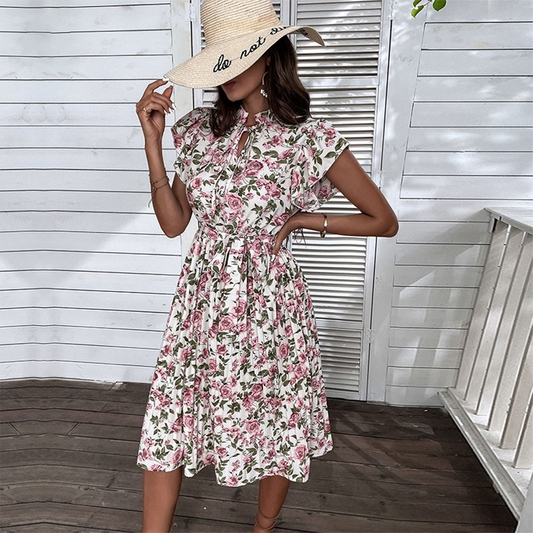 WW - Women's Stylish Floral Dress