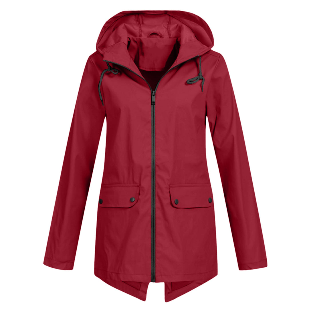 WW | Damen-Regenjacke - Verstellbare Kapuze