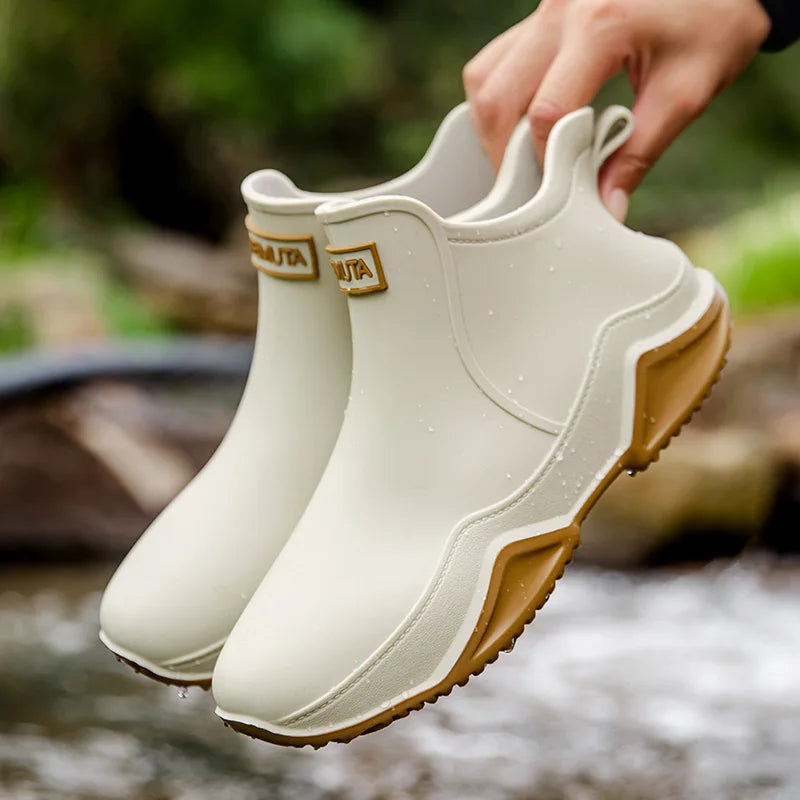 WW | Trendy Waterproof Ankle Boots for Women - Durable & Chic Design