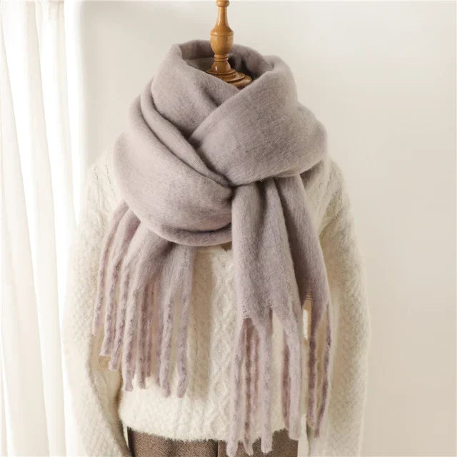 WW | oversized scarf - soft wool women's wrap