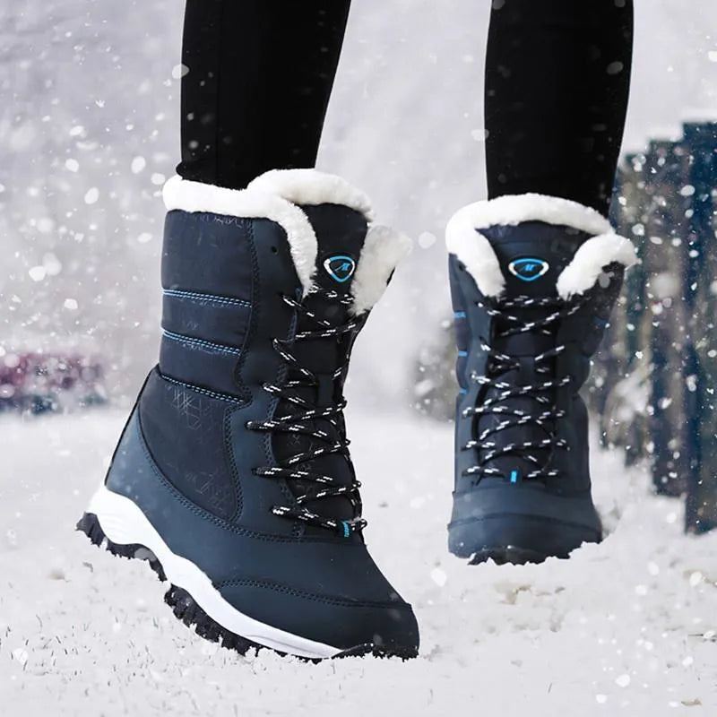 WW | Non-Slip Winter Snow Boots For Women - Perfect For Outdoor Activities