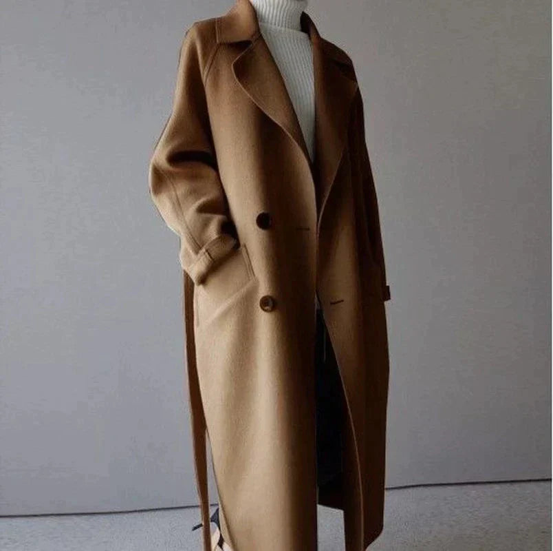 WW | Long Wool Coat for Women