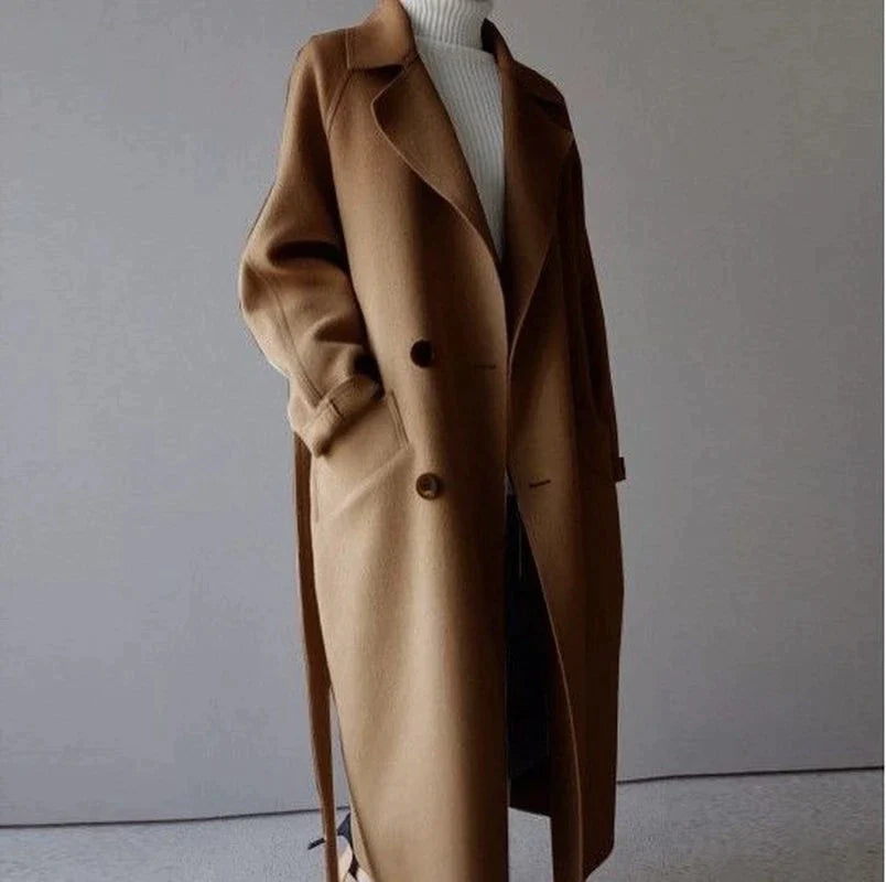 WW | Long Winter Coat Side Pockets
