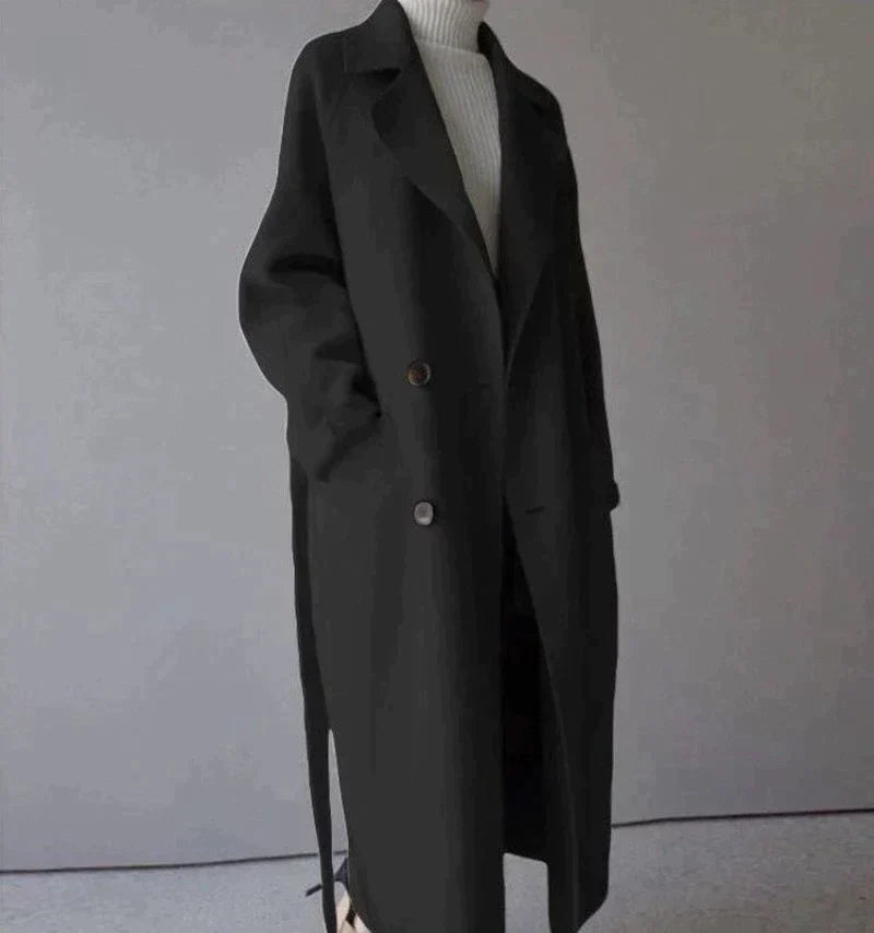 WW | Long Winter Coat Side Pockets