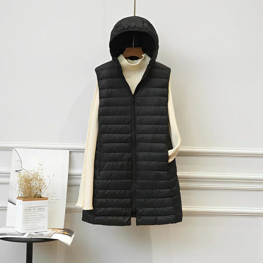 WW | Lange ärmellose Jacke