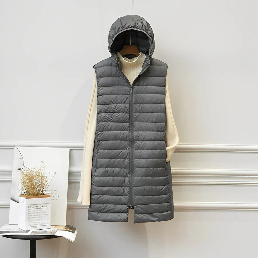 WW | Lange ärmellose Jacke