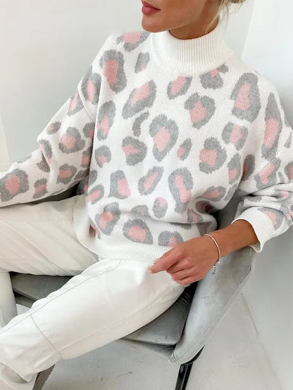 WW | Print Turtleneck Sweater