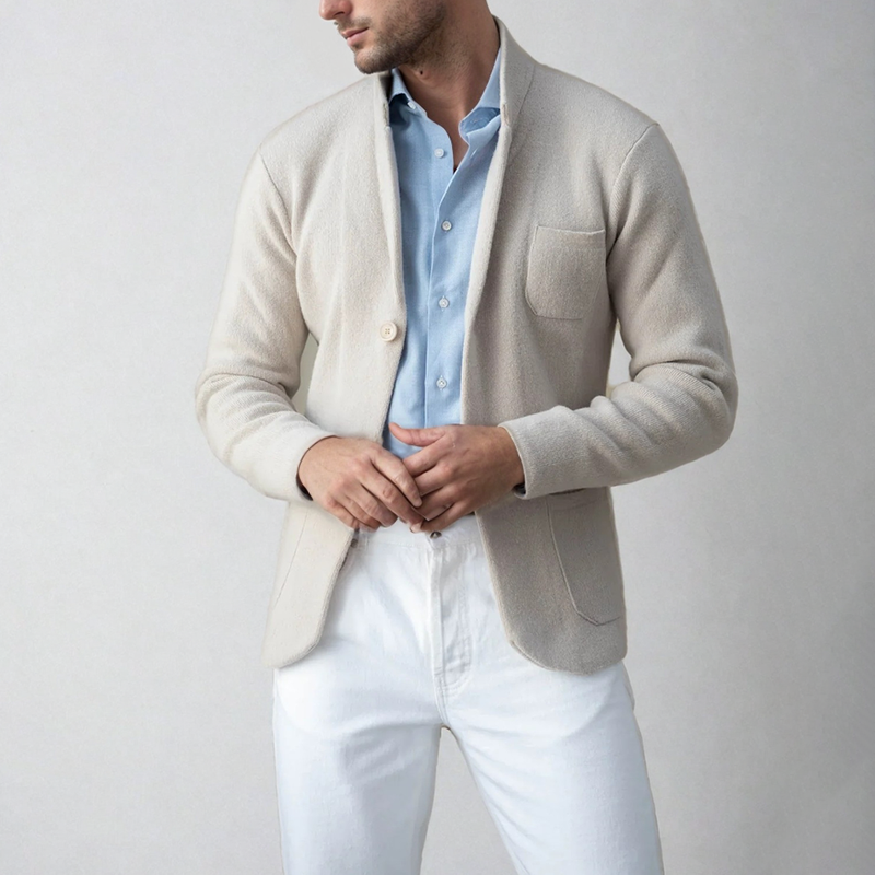 WW | Men's Blazer Single-Breasted Relaxed Casual
