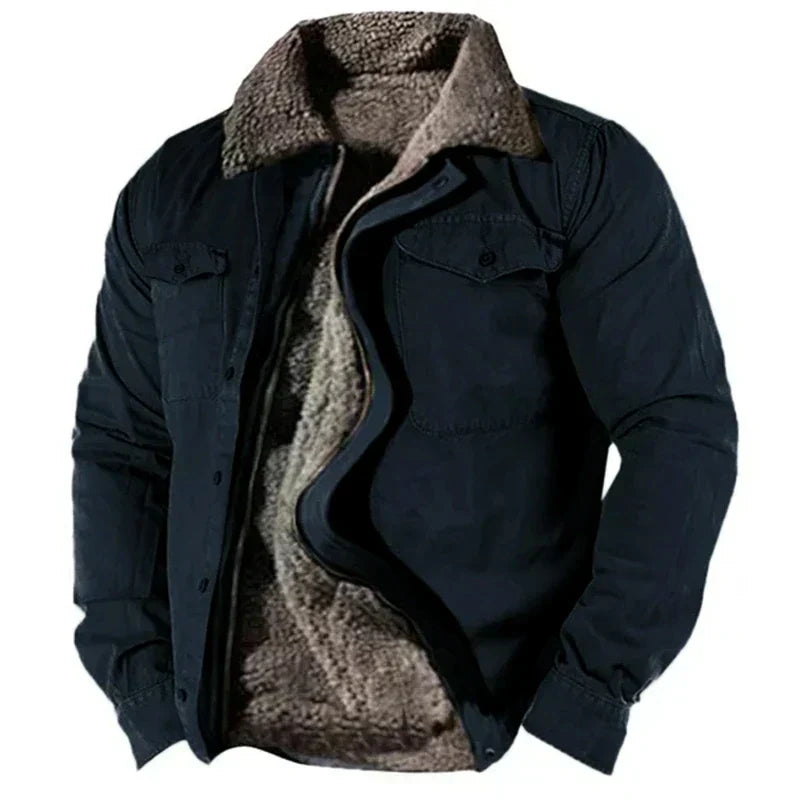 WW | Casual Fleece Lined Zip Up for Men