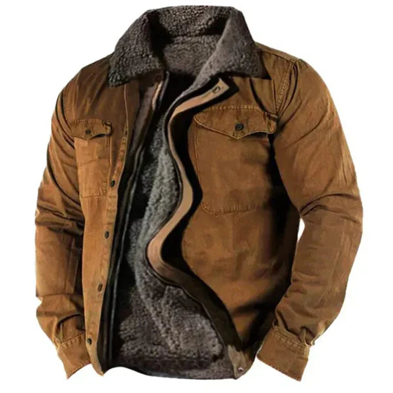 WW | Casual Fleece Lined Zip Up for Men