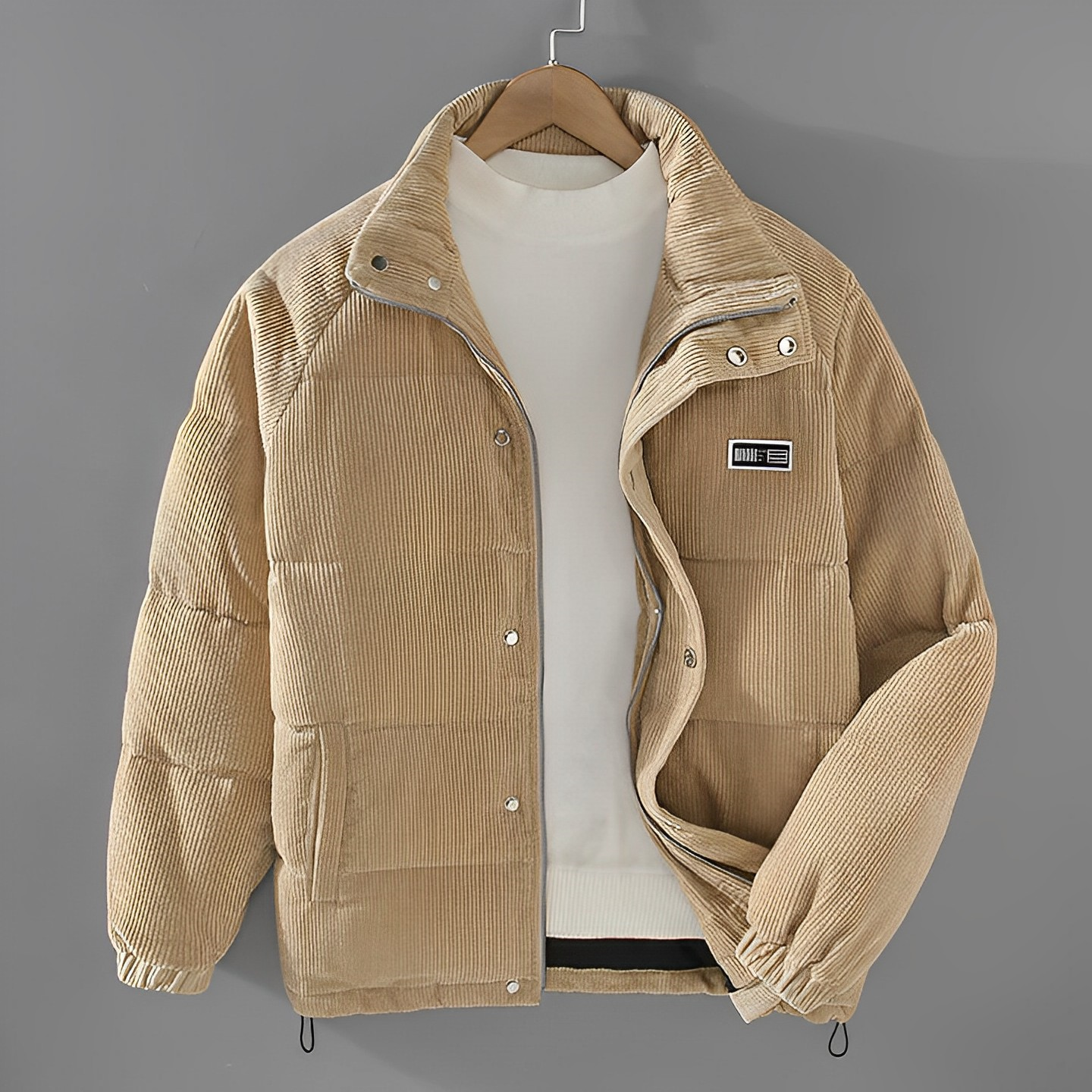 WW | Corduroy Zip Puffer Jacket