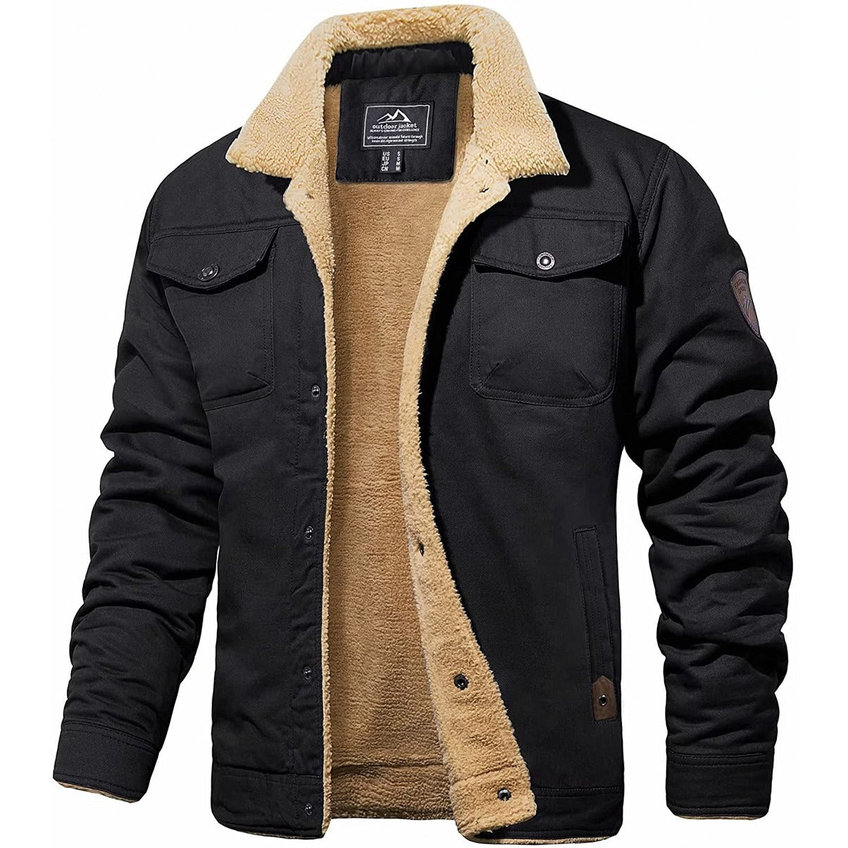 WW | Short Jacket with Fleece Lining and Sherpa Lining
