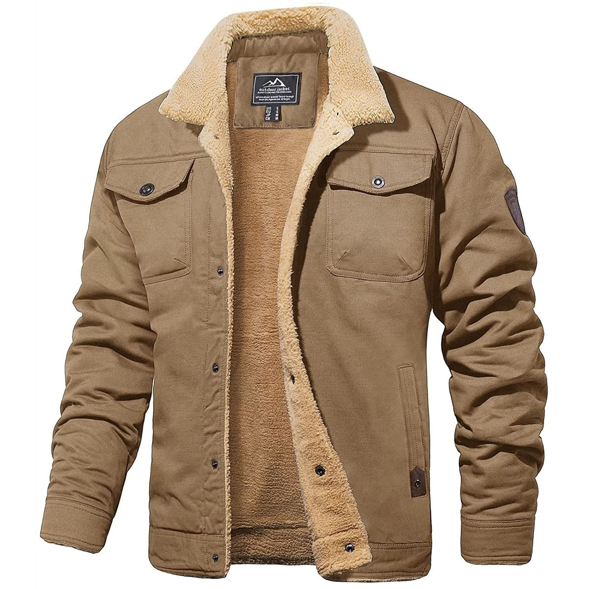 WW | Short Jacket with Fleece Lining and Sherpa Lining