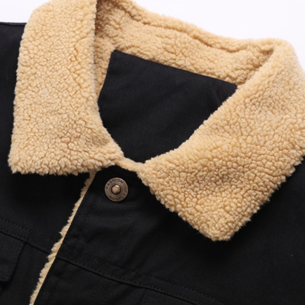 WW | Short Jacket with Fleece Lining and Sherpa Lining