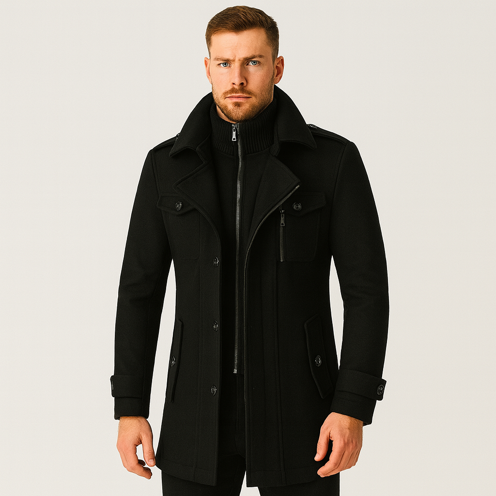 WW | Short Zip Wool Jacket