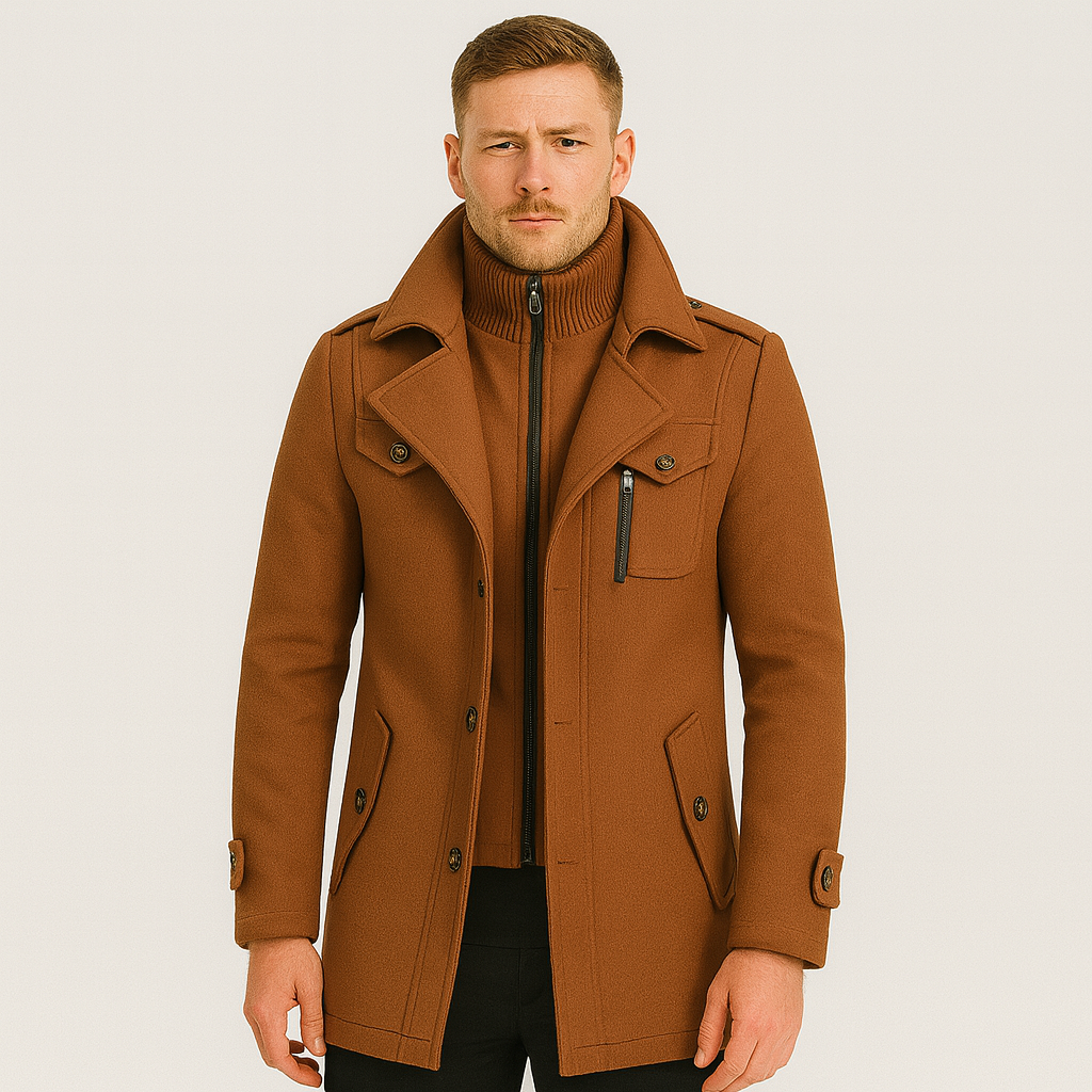 WW | Short Zip Wool Jacket