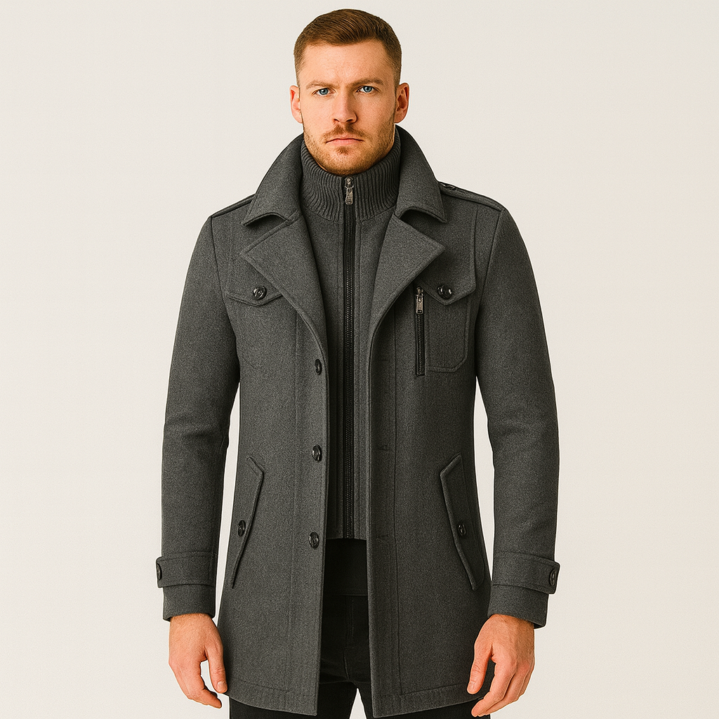 WW | Short Zip Wool Jacket