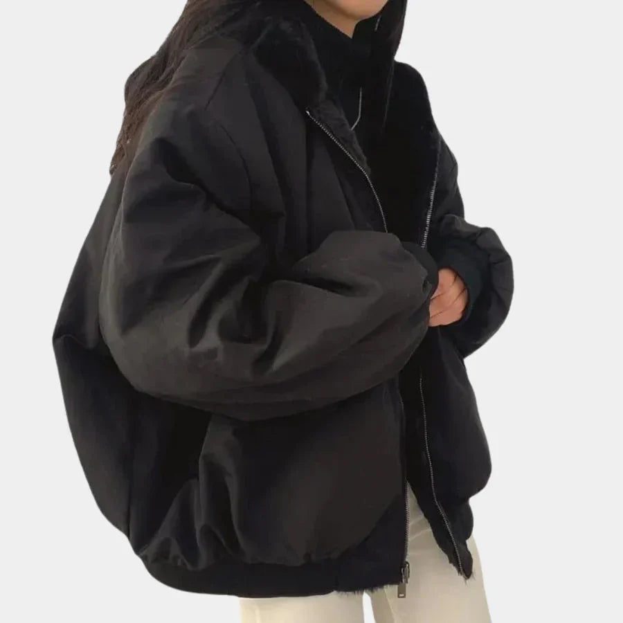 WW | Kapuze Pelzgefüttert Extra Große Jacke Winterjacken und Mäntel für Damen