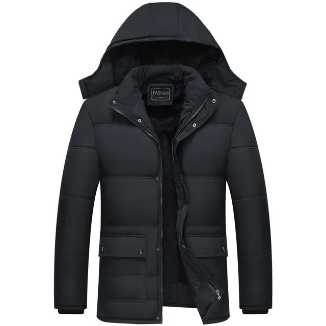 WW | Men's Warm Hooded Down Jacket