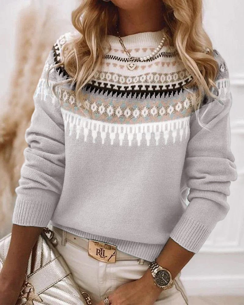 WW | Damen Winterpullover mit Muster