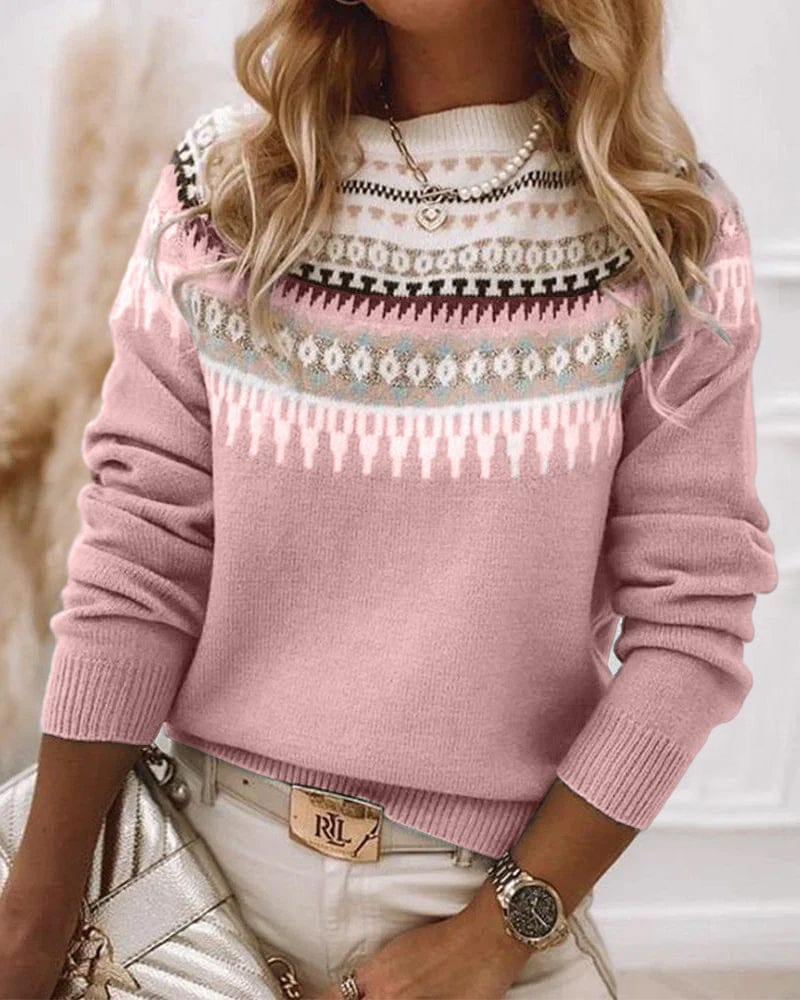 WW | Damen Winterpullover mit Muster