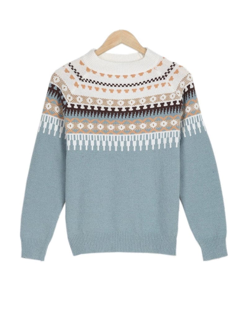 WW | Damen Winterpullover mit Muster