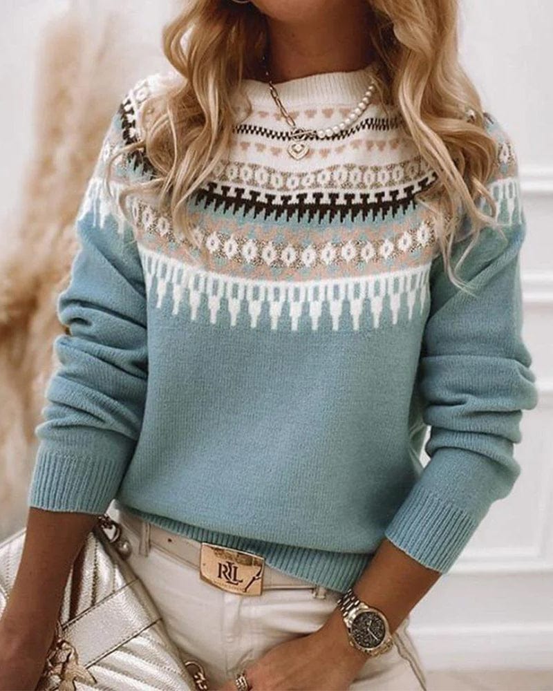 WW | Damen Winterpullover mit Muster