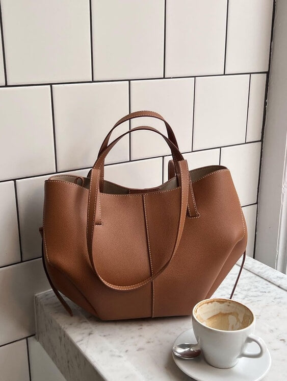 WW - Vintage Tote Bag damen | Geräumige Umhängetasche