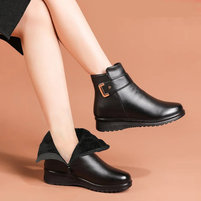 WW | Orthopädische Stiefel aus echtem Leder