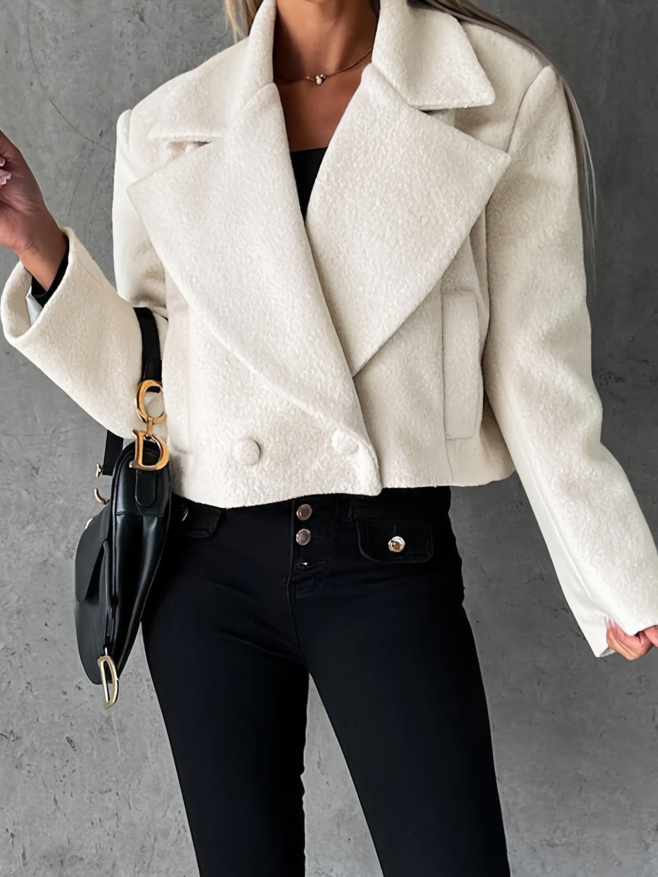 WW | Women's White Double-Breasted Short
