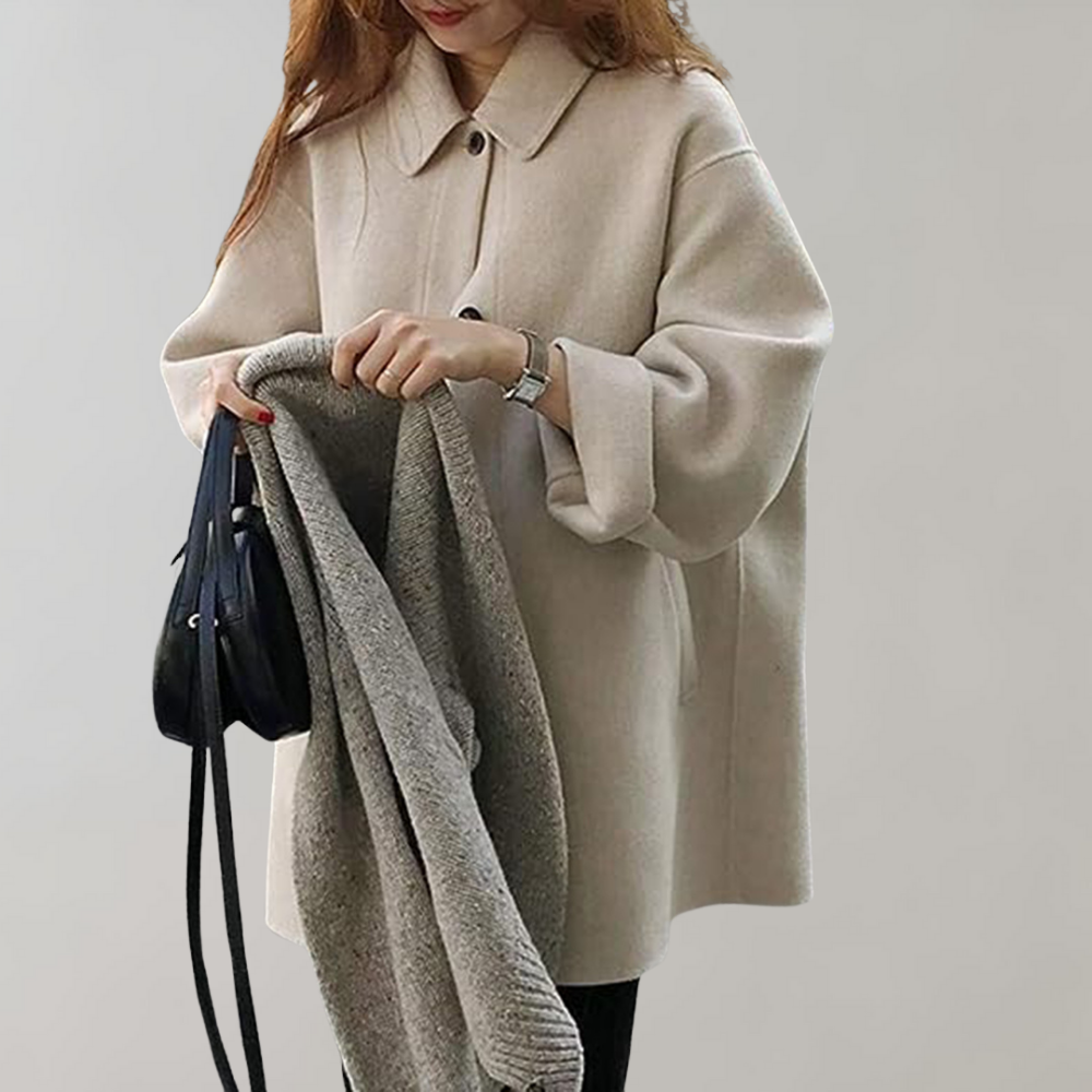 WW | Wolltrenchcoat mit Lockerer Passform für Damen