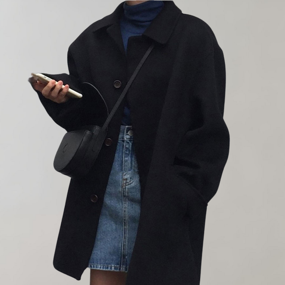 WW | Wolltrenchcoat mit Lockerer Passform für Damen