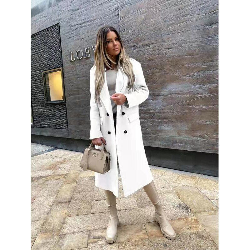 WW | Knöpfe Lang Winterjacke Damenjacke