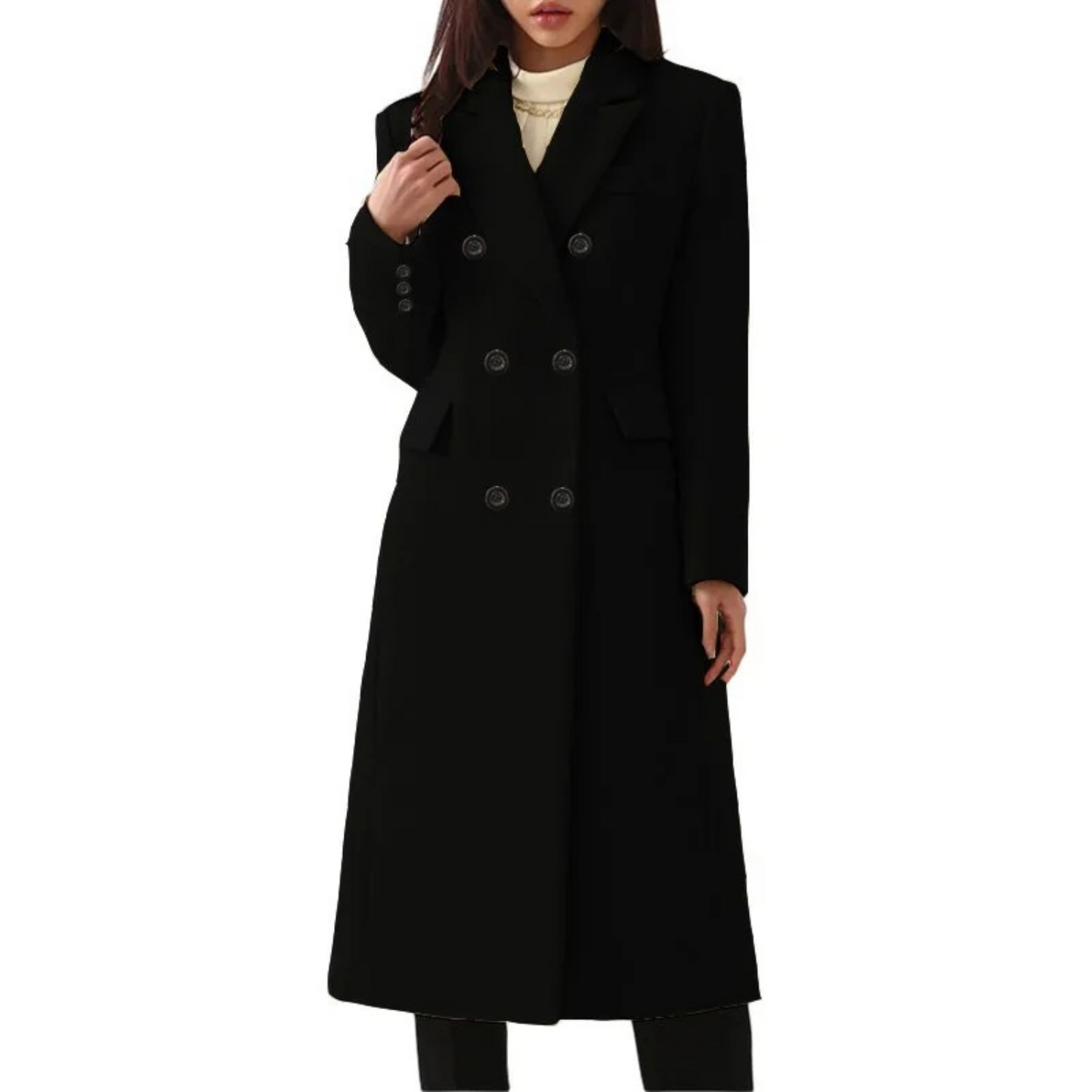 WW | Women's Double-Breasted Wool Coat