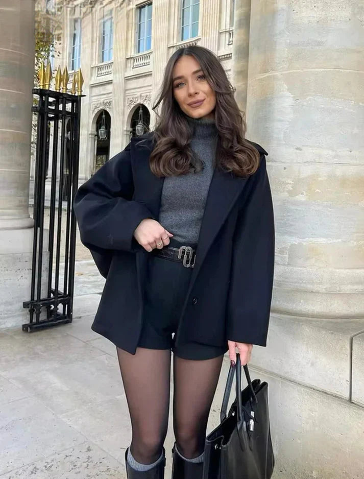 WW | Übergröße Herbst Kurzer Trenchcoat Winterjacke für Damen