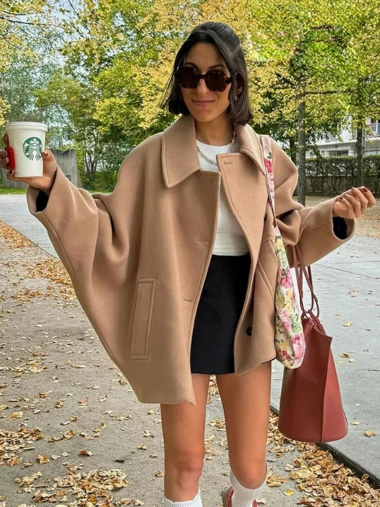 WW | Plus Size Single-Breasted Short Women's Jacket