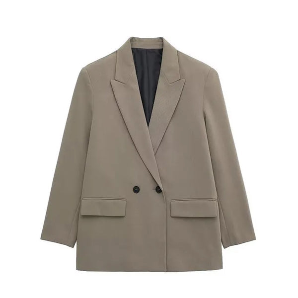 WW | eleganter Blazer mit langen Ärmeln und strukturierter Design